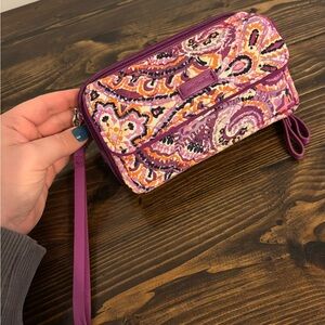 Vera Bradley Multicolor Paisley Wristlet